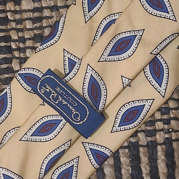 OSCAR DE LA RENTA PAISLEY NECK TIE - Picture 3 of 6